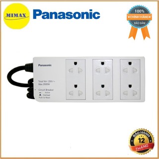 Ổ Cắm Có Dây 6 Ổ Cắm Panasonic WCHG2836 | Bảo Hành 12 Tháng