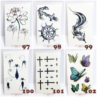 Combo 100 tấm tattoo sticker nhỏ
