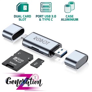 ĐẦU ĐỌC THẺ NHỚ TYPE-C CR202 - CARD READER TYPE-C TF/SD CR202