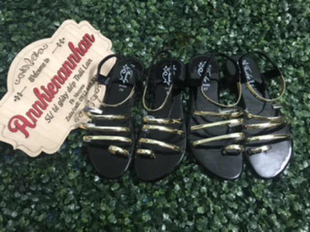 Sandal quai vàng xỏ ngón