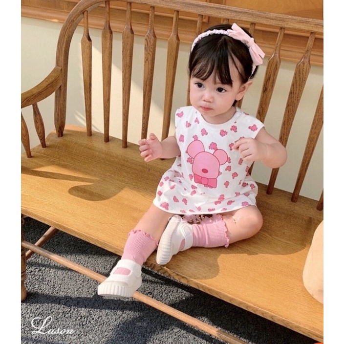 (9-18kg) Váy cho bé gái TB28 đầm bé gái xinh xắn dáng suông