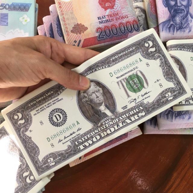 Ví in hình Dolla thời trang cá tính