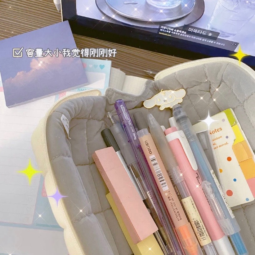 Same style online celebrity pillow pencil case large capacity pillow pencil case nap pencil case student pencil case pen