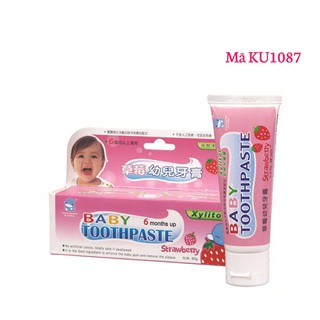 Kem đánh răng cho bé nuốt được KUKU