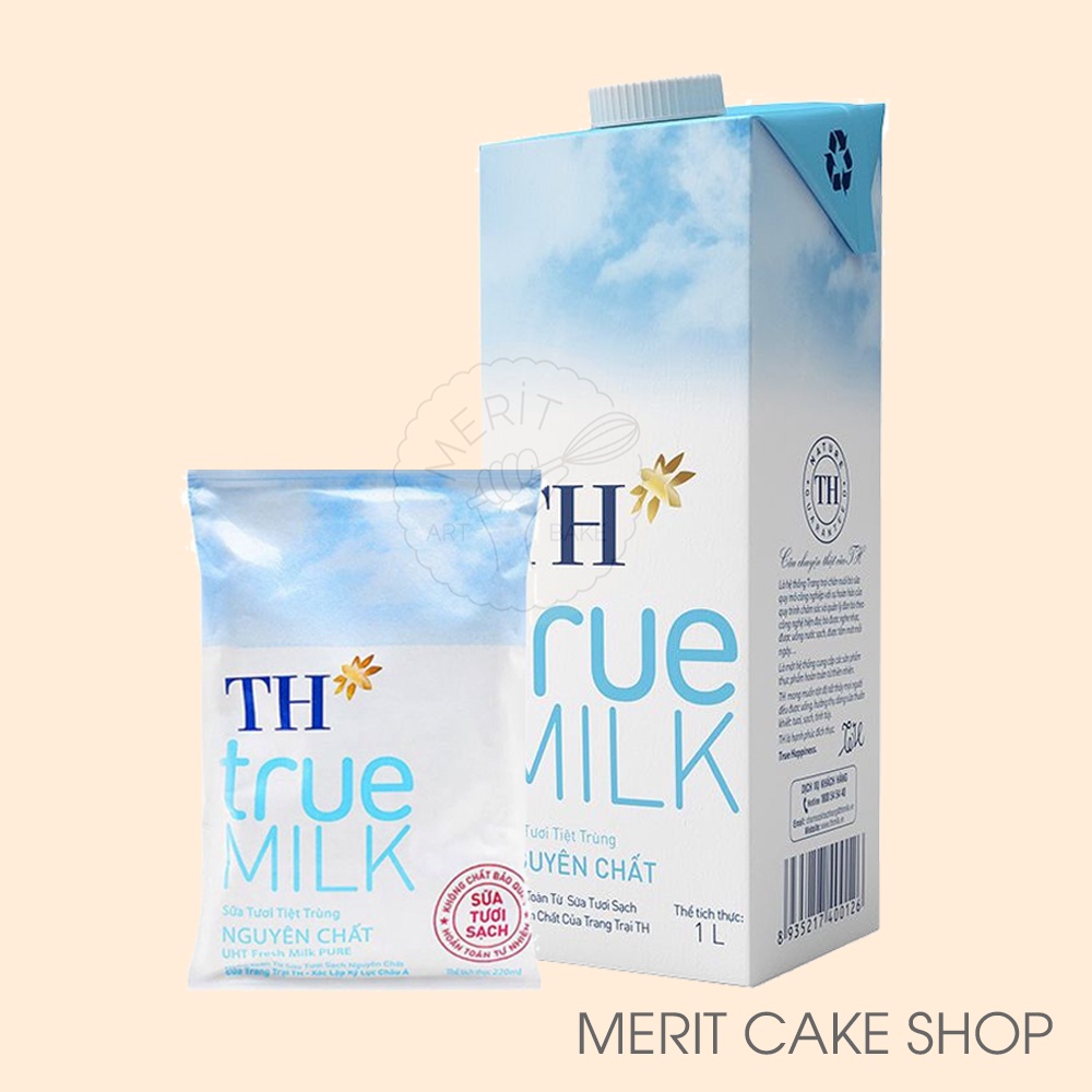 Sữa tươi không đường TH True 1L