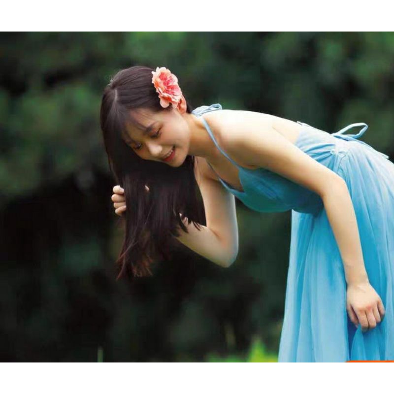 Hoa cài kẹp tóc dùng đi biển du lịch trang trí nghệ thuật cho mái tóc Lh0917399527