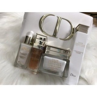 SET DIOR PRESTIGE ROSE 4 MÓN ( LOTION, SERUM, KEM MẶT, KEM MẮT)