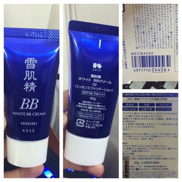 Kem nền trang điểm BB Kose Sekkisei Cream 6in1 chống nắng SPF 40 PA+++ | BigBuy360 - bigbuy360.vn