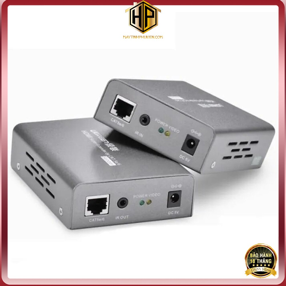 Ugreen 40210 - Bộ kéo dài HDMI qua dây LAN 60M - HDMI to Lan chính hãng