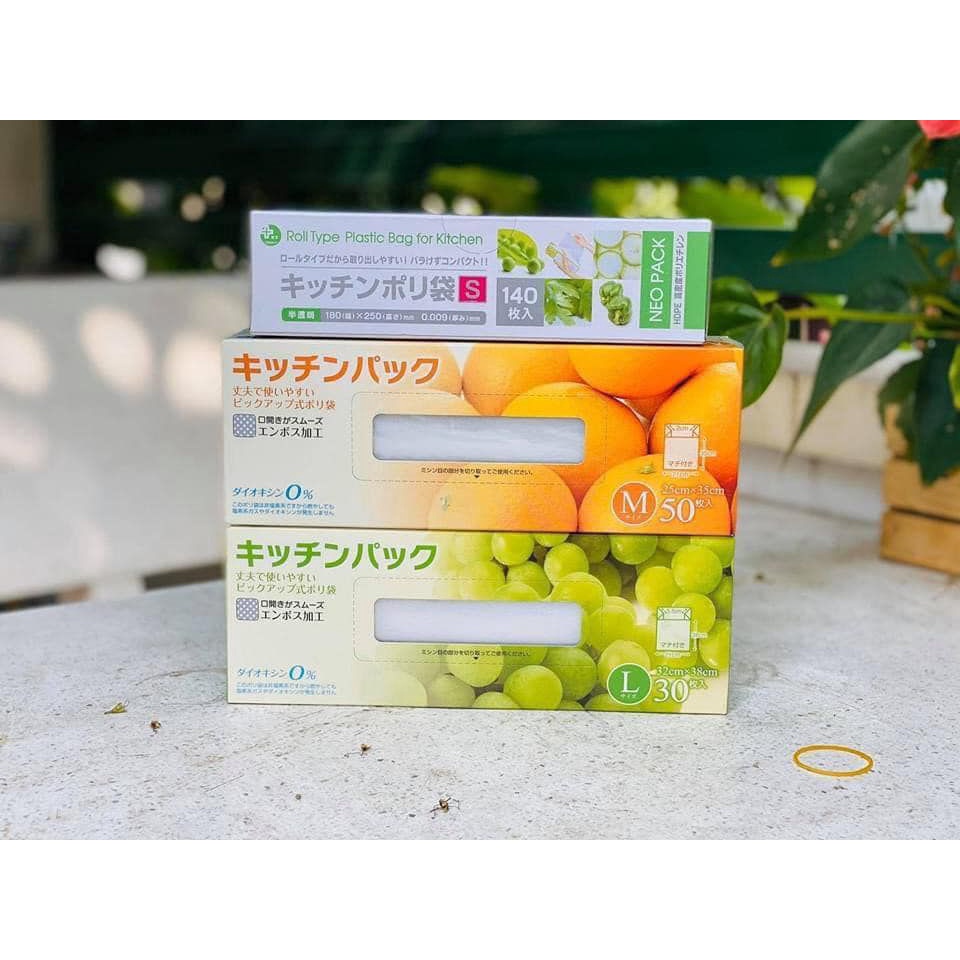 [Hỏa Tốc HN] Set 50 túi ny lông bảo quản thực phẩm Nội địa Nhật Bản