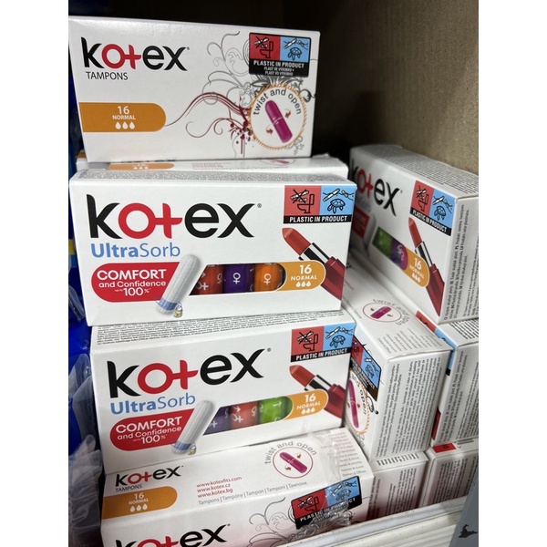 Tampon Kotex nhập khẩu Châu Âu