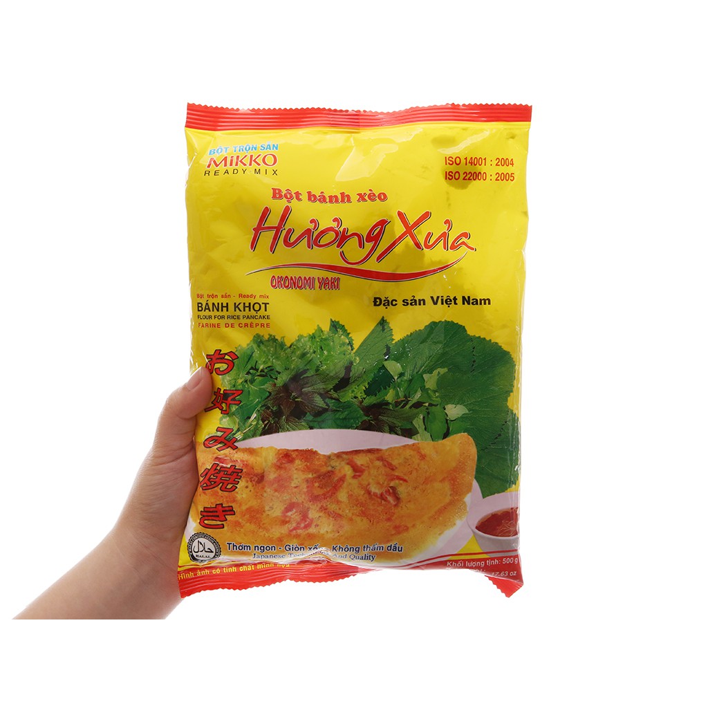 Bột bánh xèo, bánh khọt Mikko Hương Xưa 500g