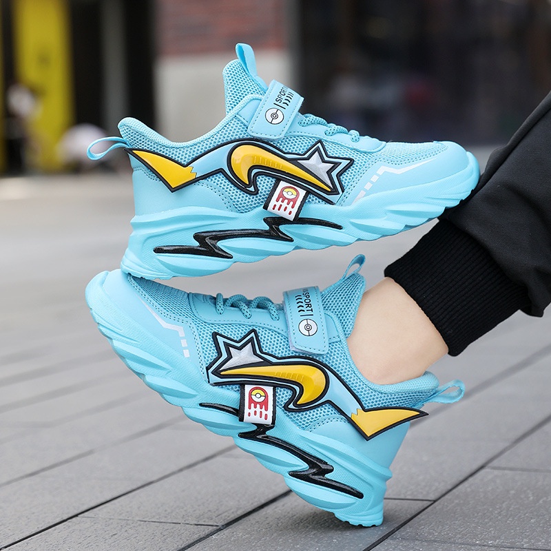 Giày Bóng Rổ Phong Cách Thời Trang Hàn Quốc Dành Cho Trẻ Em