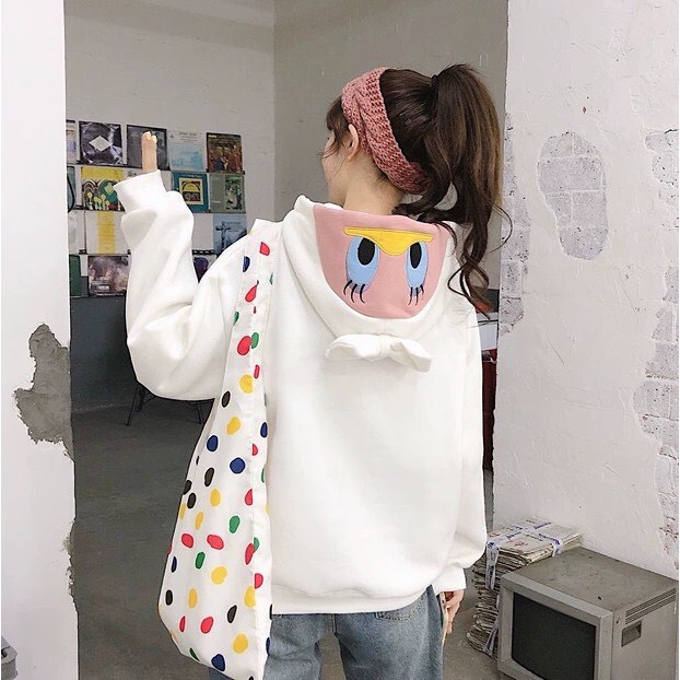 Áo khoác, áo hoodie unisex nỉ ngoại nón vịt cute năng động thời trang học đường | BigBuy360 - bigbuy360.vn