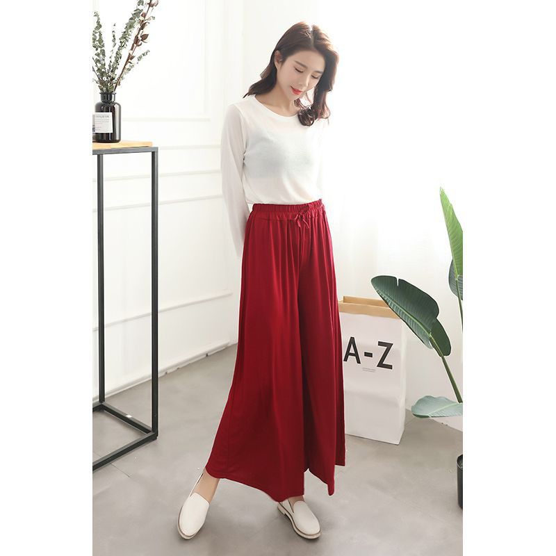 Quần dài nữ ống rộng thoải mái | BigBuy360 - bigbuy360.vn