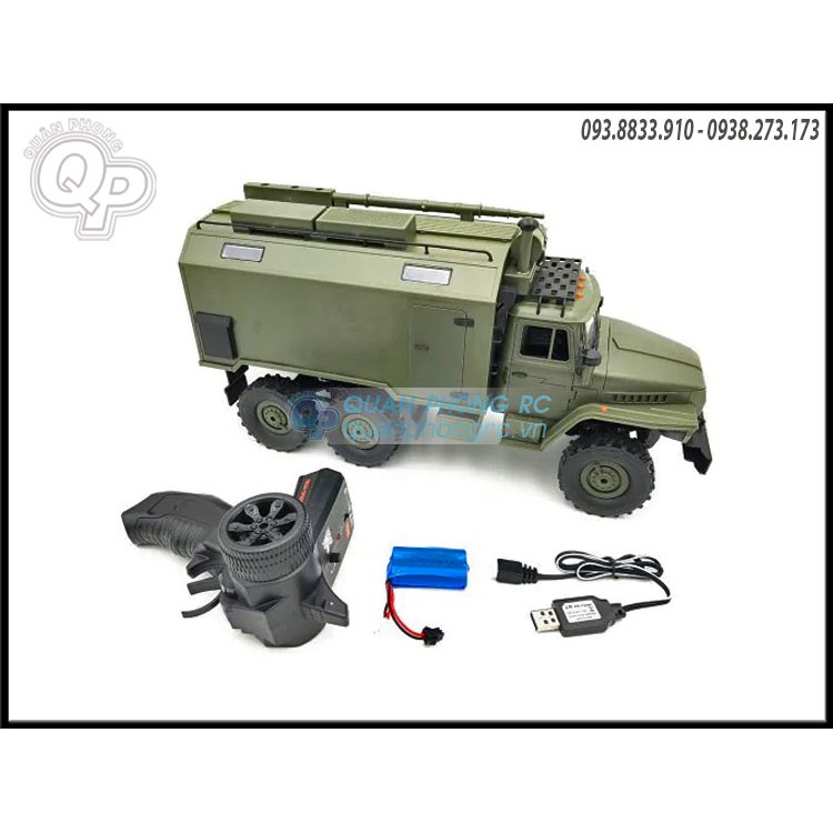 Xe điều khiển WPL B36 Ural 1/16 2.4G 6WD Rc Car Military Truck Rock Crawle