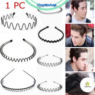 Băng đô kim loại cài tóc đơn giản cho nam nữ