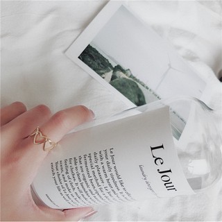  Nhẫn nữ trái tim vàng Sulli store