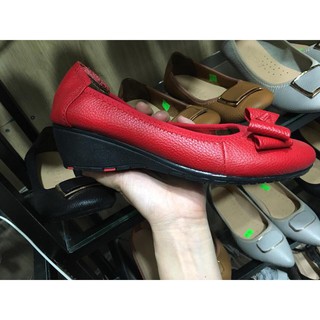 giày búp bê giá da thật 3cm gắn nơ,❤️ ❤️FREESHIP❤️ ❤️ giày búp bê da thật Doris gắn nơ siêu êm, siêu bền DR305