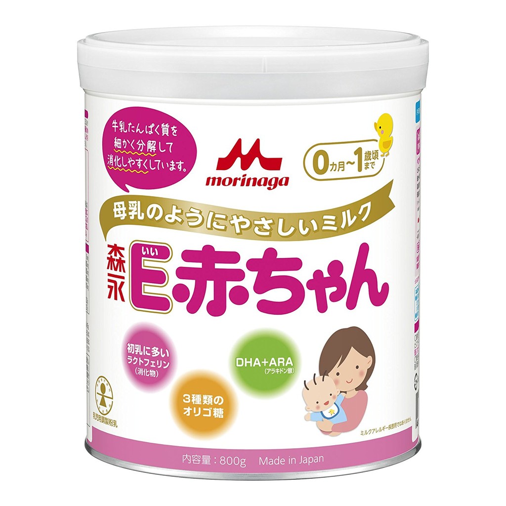 Sữa bột Morinaga E-Akachan cho trẻ sinh non 800g (Nhật Bản)