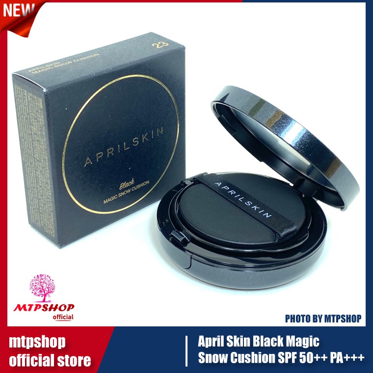 Phấn Nước April Skin Black Magic Snow Cushion SPF 50++ PA+++