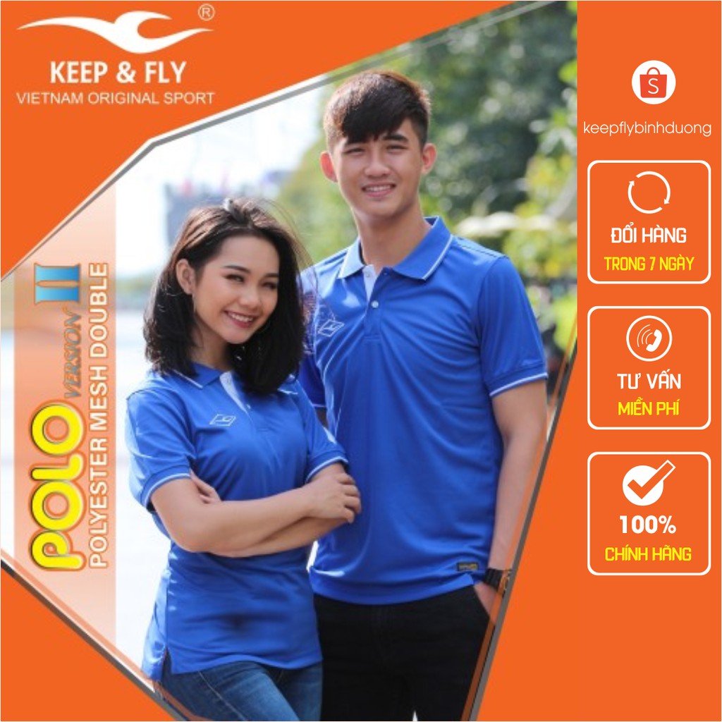 ÁO POLO CỔ BẺ THỂ THAO CLASSIC 2 KEEP & FLY