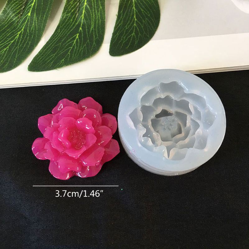 Khuôn Silicone Làm Mặt Dây Chuyền 3d Hình Hoa Sen 10 Kiểu