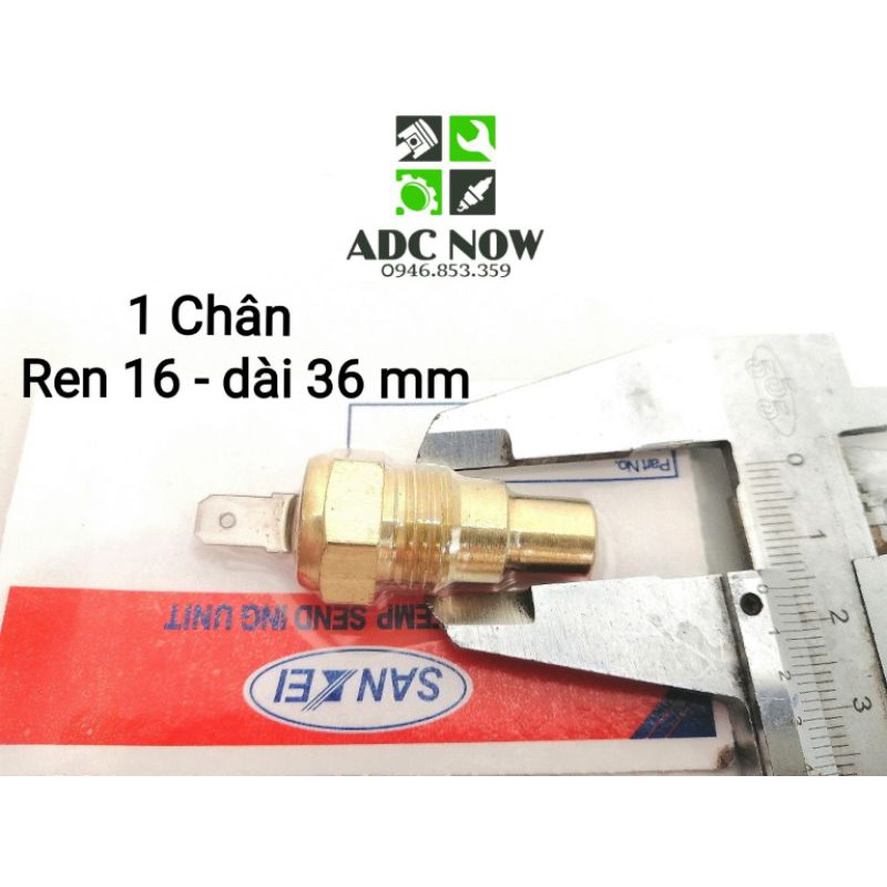 [Sỉ - lẻ] Cảm biến nhiệt độ nước chân đồng, ren 10mm / 16mm hãng Sankei Nhật Bản