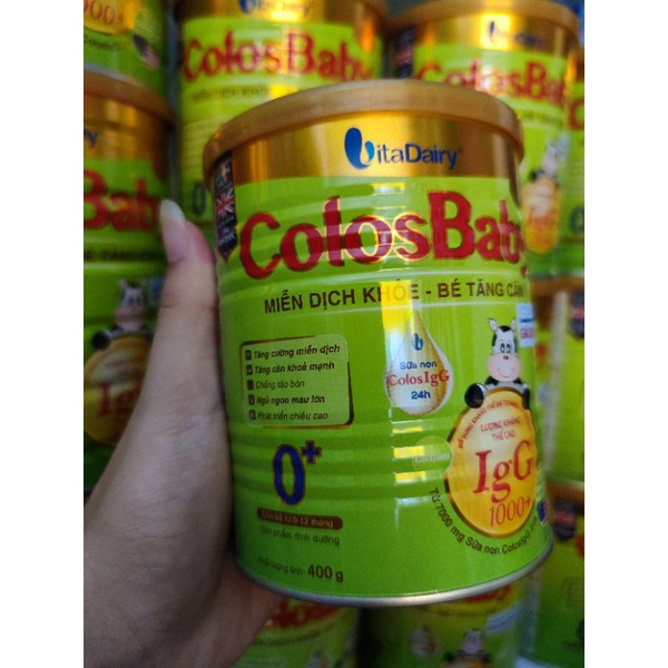 Sữa ColosBaby Gold 0+ cho trẻ dưới 1 tuổi 800g