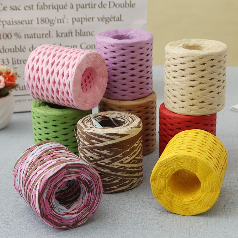 LEISURE Cuộn Dây Bện Dài 200m Dùng Để Quấn Nón Len