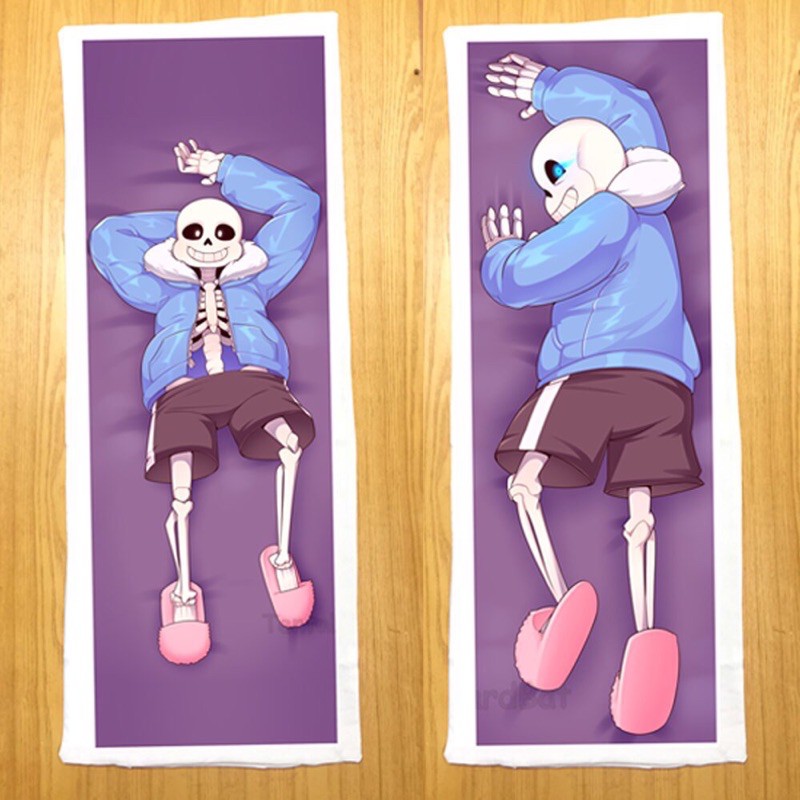 gối ôm sans undertale dài 1m x 40cm