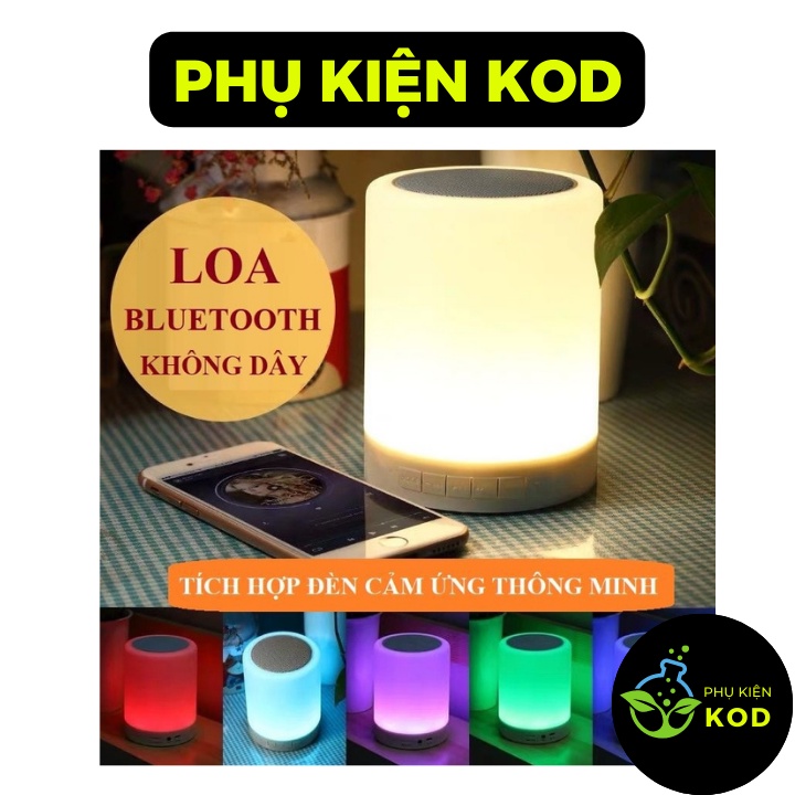 Loa Bluetooth Đèn Ngủ, Đèn Led Cảm Ứng Đổi Màu PPD-01