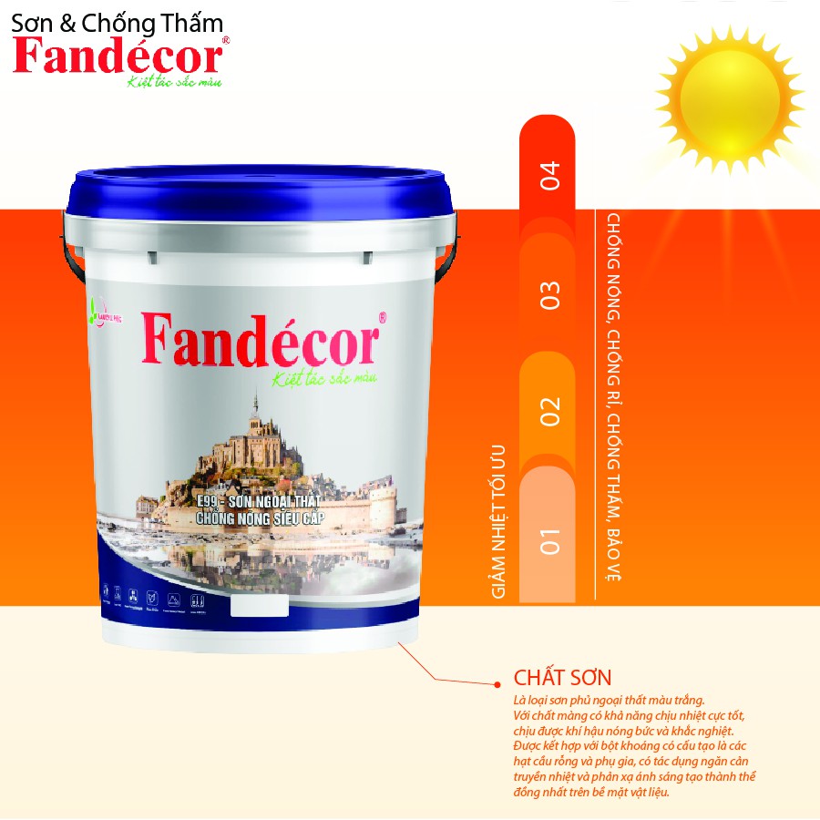 Sơn chống nóng E99-Fandecor