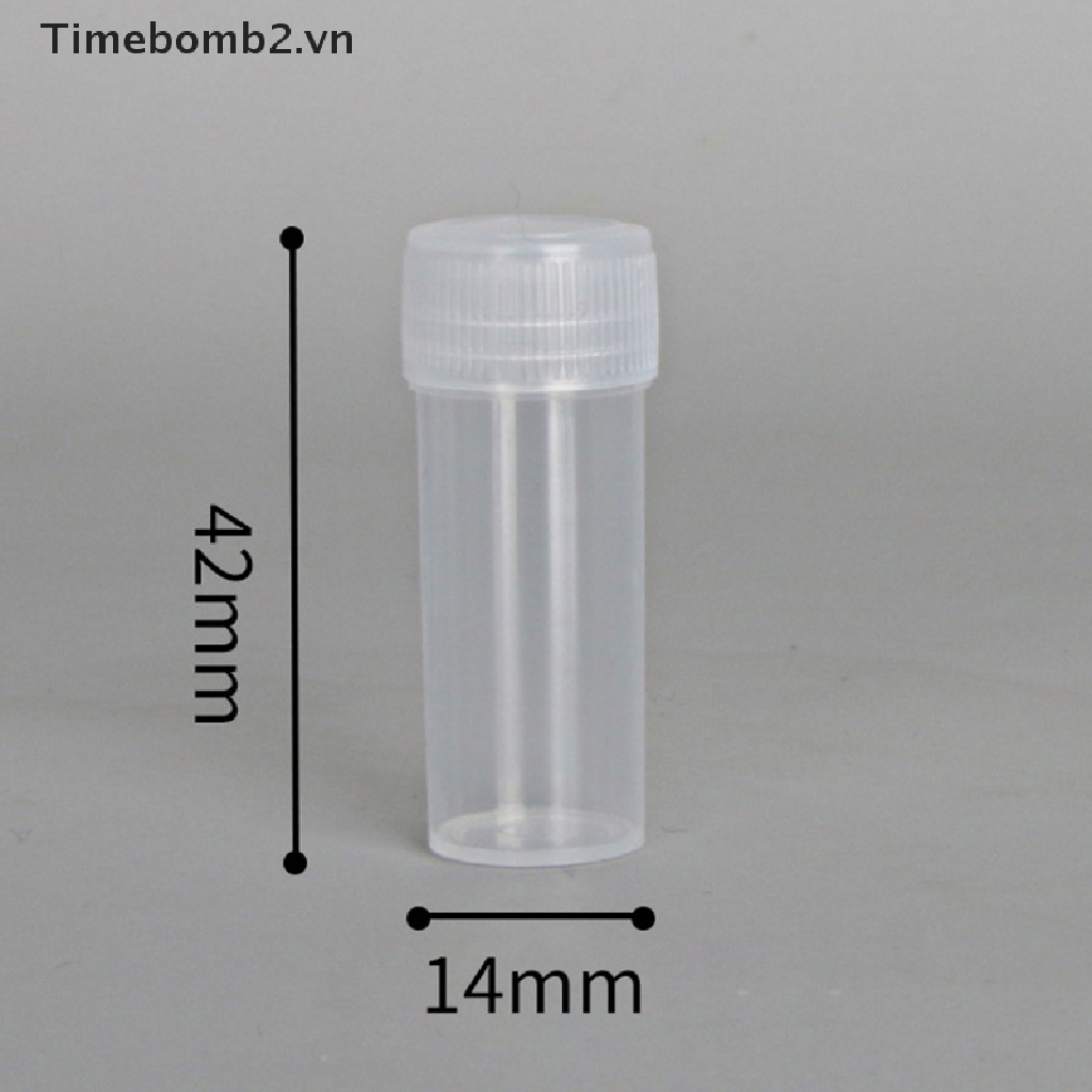 Bộ 50 Chai Nhựa Kiểm Tra Mẫu Thử 5g