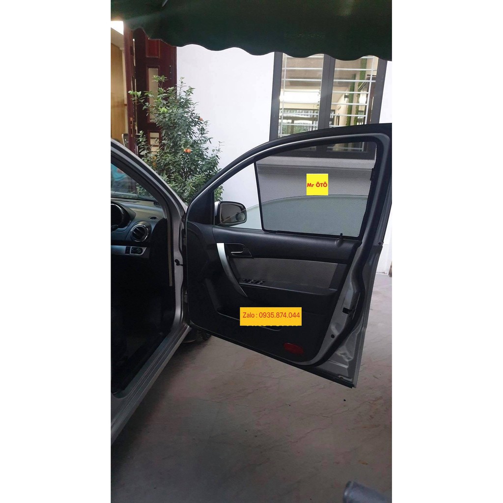 Rèm Che Nắng Xe Chevrolett Aveo + Gentra - Hàng Loại 1 có hút nam châm ( 4 tấm ) - bộ 4 tấm | BigBuy360 - bigbuy360.vn