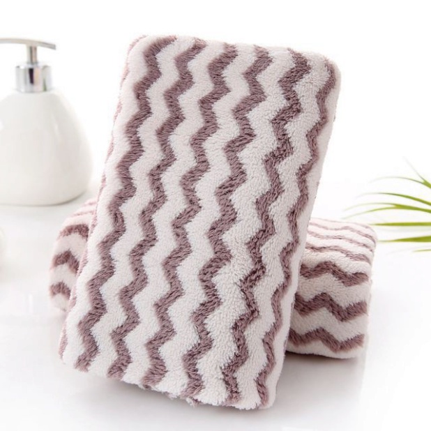 Khăn mặt lông cừu Hàn Quốc siêu mềm mịn kích thước 30x50 cm  #FREESHIP