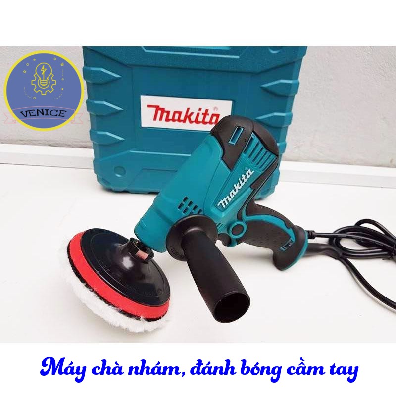 Máy chà nhám, đánh bóng cầm tay 6 tốc độ MAKITA GV6010 - Bảo hành 12 tháng ( Tặng kèm đĩa chà bằng bông )