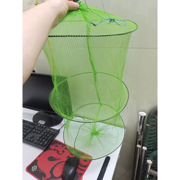 Rỏ cá ,tôm, cua ...giá rẻ.rỏ 3 vành size 30cm