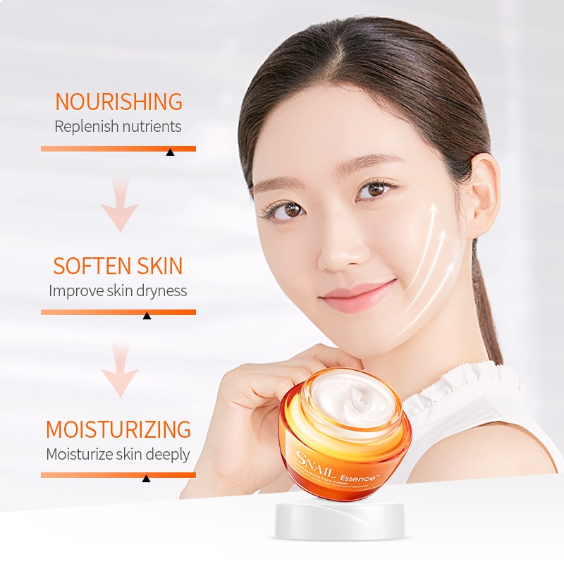 Kem Ốc Sên Dưỡng Da Mặt LAIKOU 50g Mềm Mại