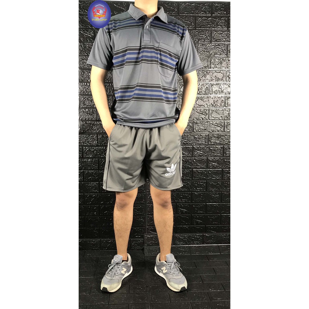 Áo Thun Kẻ Sọc Trung Niên Vải Thun Co giãn Free size màu sắc nhã nhặn | BigBuy360 - bigbuy360.vn