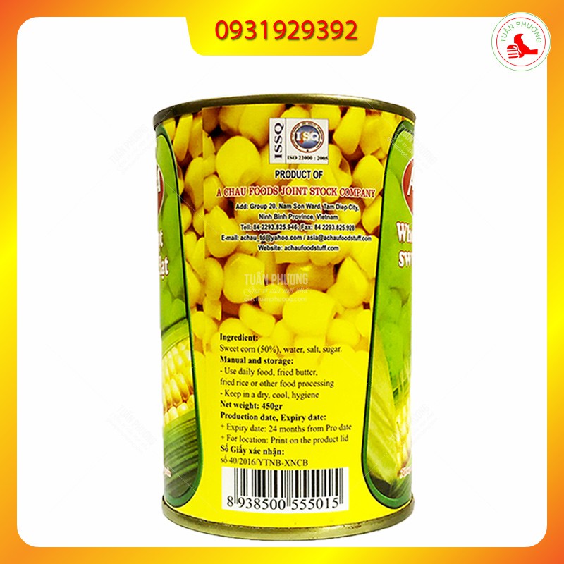 Ngô Hạt Asia 450gam ( Lon ) | BigBuy360 - bigbuy360.vn