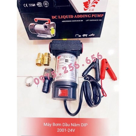 Máy bơm dầu 24V nằm DIP