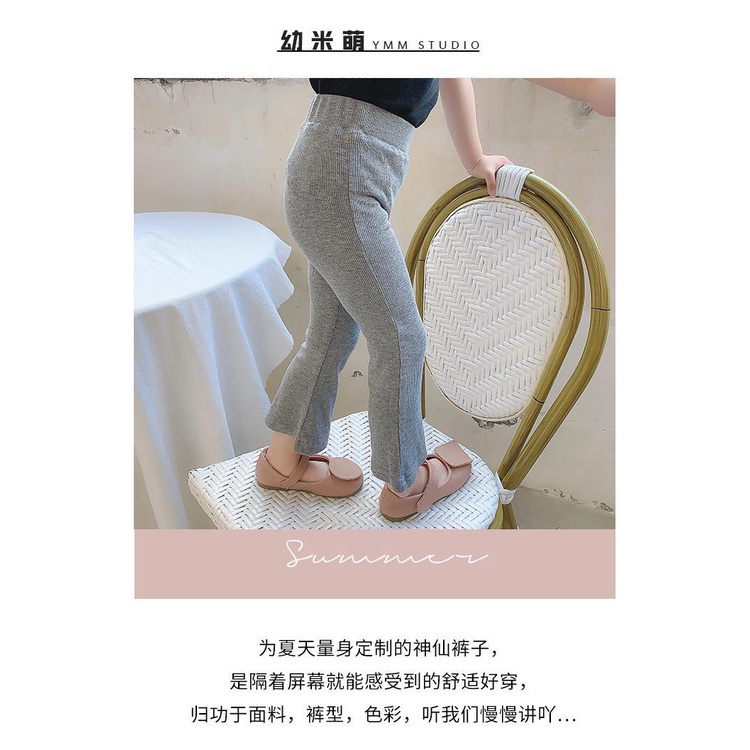 Quần Legging Ôm Dáng Phong Cách Hàn Quốc Thời Trang Xuân Thu Mới 2021 Cho Bé Gái