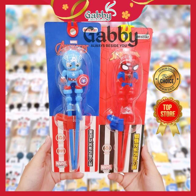 ĐŨA TẬP ĂN CHO BÉ DISNEY 3D (Spider man/Captain man/Mickey/ Minnie/ McQueen/ Elsa/ Anna/ Mike/ Sulley/ Stitch)