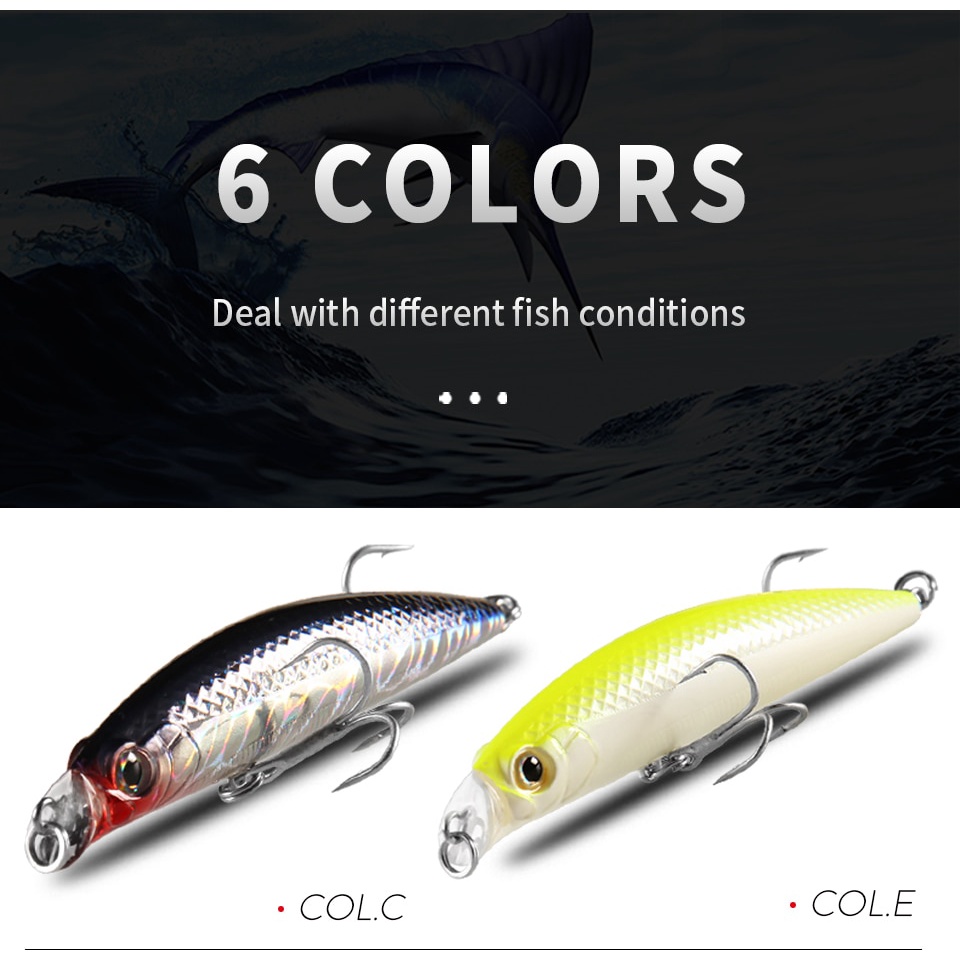 Mồi Câu Cá Bearking 90Mm. 10g Chất Lượng Cao