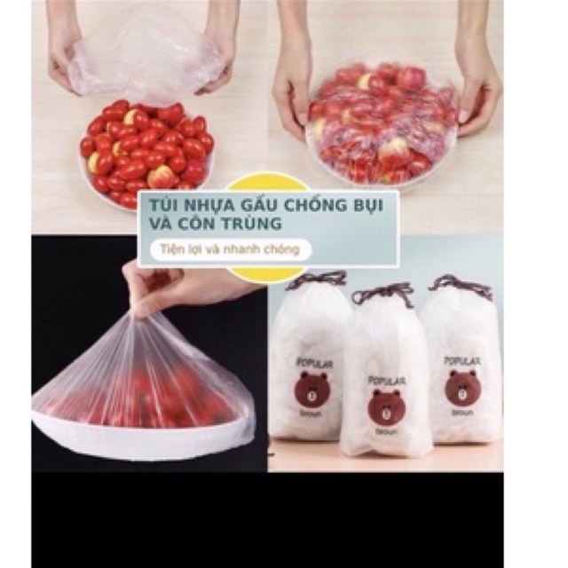 túi bọc thực phẩm 100 cái