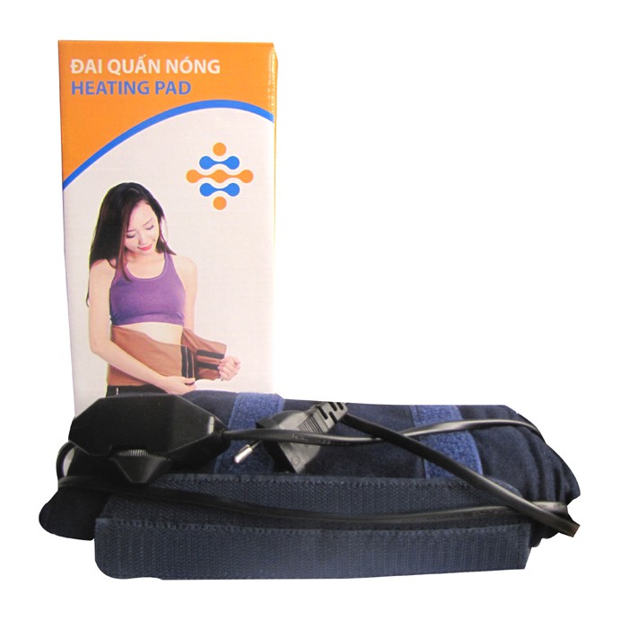 Đai đơn / đôi - Đai quấn nóng heating pad giảm mỡ bụng, chân, tay, đùi, mông Nanocare ( Đai giảm béo Nano care)