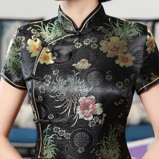 Sườn xám Dài Gấm CAO CẤP
