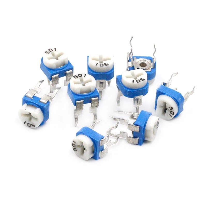 Set 10 Chiết Áp Rm065 Rm-065 100 200 500 1k 2k 5k 10k 20k 50k 100k 200k 500k 1m Ohm Tiện Dụng