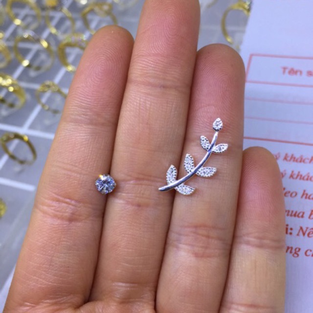 Khuyên tai bạc Nmj kiểu cá tính, thánh giá